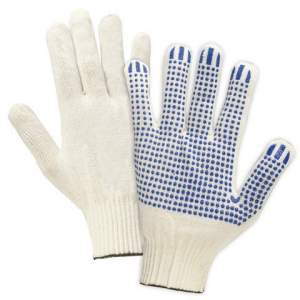 Перчатки хоз. х/б ЛАЙМА ПРОФИ ПВХ прочные ...